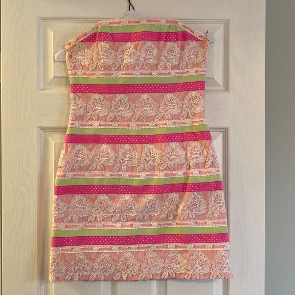Lilly Pulitzer Strapless Dress Size 6
